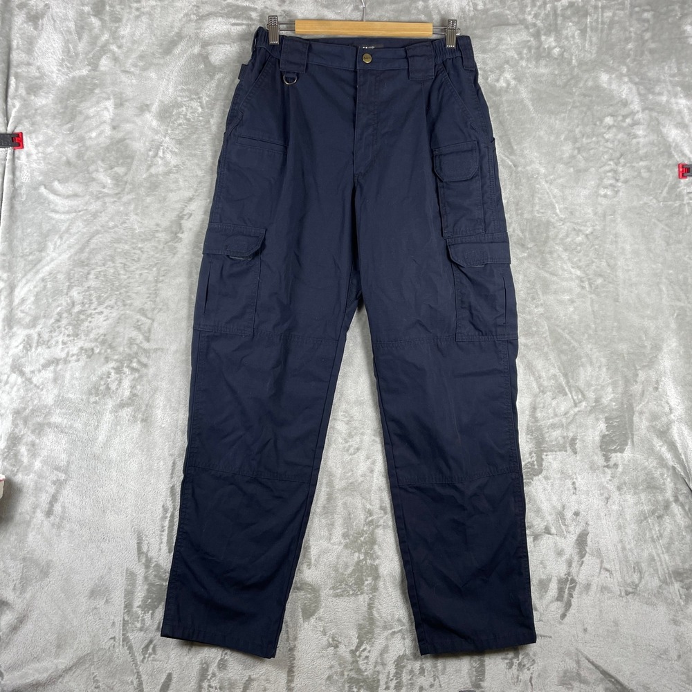 5.11 Tactical Pants Men 32x32 Blue Cargo Ripstop 74273 Stryke